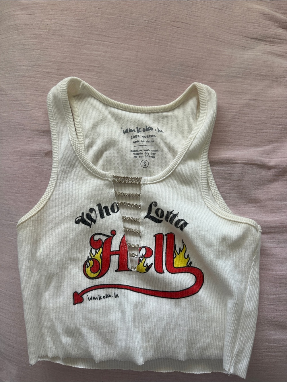 WHOLE LOTTA HELL IAMKOKO.LA ORIGINAL TANK